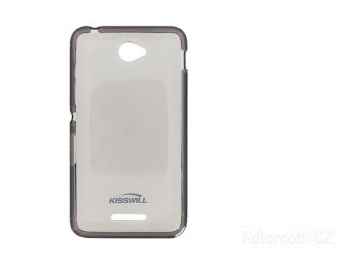 Kisswill TPU černé transparentní silikonové pouzdro pro Sony E2105 Xperia E4