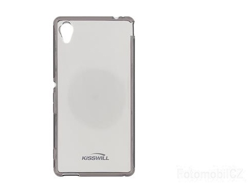 Kisswill TPU černé transparentní silikonové pouzdro pro Sony Xperia M4 Aqua