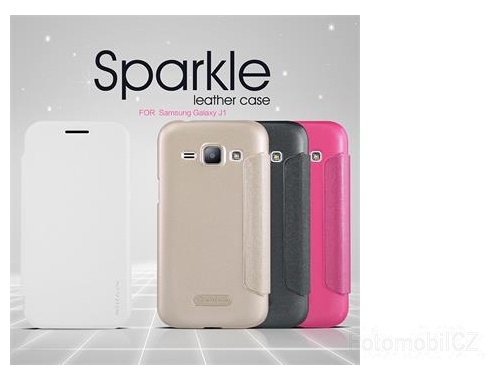 Nillkin Sparkle Folio Pouzdro White pro Samsung J100 Galaxy J1