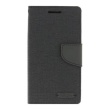Mercury Canvas diářové Pouzdro pro Samsung A500 Galaxy A5 Black