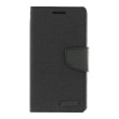 Mercury Canvas diářové Pouzdro pro Samsung J500 Galaxy J5 Black