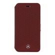MEFLBKS6PERE Mercedes Book Pouzdro Perforated Red pro Samsung G920 Galaxy S6
