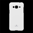 Mercury Jelly silikonové pouzdro pro Samsung J320 Galaxy J3 2016 White + ochranné sklo