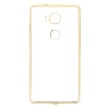 Kisswill TPU silikonové transparentní pouzdro / GOLD zlatá barva pro Honor 5X