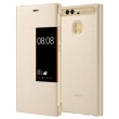 Huawei Originální S-View Pouzdro GOLD zlatá barva pro P9 (EU Blister)