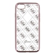 GUHCP7TR4GRG Guess 4G TPU silikonové pouzdro Rose GOLD zlatá barva pro iPhone 7 / 8