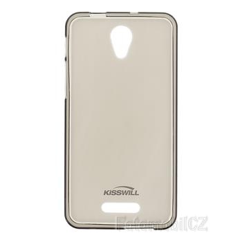 Kisswill TPU černé transparentní silikonové pouzdro pro Alcatel 5056 Pop 4 Plus (5.5