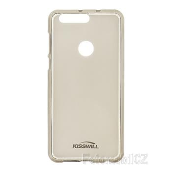 Kisswill TPU černé transparentní silikonové pouzdro pro Honor 8