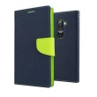Mercury Fancy diářové Pouzdro pro Samsung A520 Galaxy A5 2017 Navy / Lime