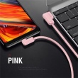 USAMS SJ167 Datový Kabel Type C U-Flow PINK růžová barva (EU Blister)