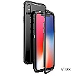 Luphie Magneto pevný kryt Glass Black pro iPhone X / XS