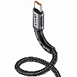 USAMS SJ289 Datový Kabel Type C 5A Black (EU Blister)