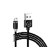USAMS SJ294 U-Sure Magnetický Dobíjecí Kabel microUSB Black