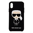 KLHCPXSLFKBK Karl Lagerfeld Full Body Iconic pevný kryt pro iPhone X / XS Black