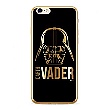 Star Wars Darth Vader Luxury Chrome 010 Kryt pro iPhone XS Max GOLD zlatá barva