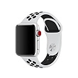 Tactical 174 Double Silikonový Řemínek pro Apple Watch 1 / 2 / 3 / 4 / 5 / 6 / SE 42 / 44mm WHITE bílá barva / Black