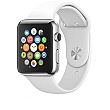 Tactical 465 Silikonový Řemínek pro Apple Watch 1 / 2 / 3 / 4 / 5 / 6 / SE 38 / 40mm WHITE bílá barva