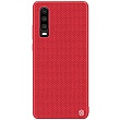 Nillkin Textured pevný kryt pro Huawei P30 Red + ochranné sklo na displej