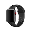 Tactical 112 Double Silikonový Řemínek pro Apple iWatch 1 / 2 / 3 / 4 / 5 / 6 / SE 38 / 40mm Black