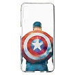 MARVEL Captain America 002 Zadní Kryt Transparent pro Samsung Galaxy A50 A505