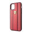 FESNMHCN61RE Ferrari Carbon Kryt pro iPhone 11 Red
