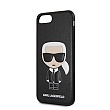 KLHCI8LIKPUBK Karl Lagerfeld Ikonik Kryt pro iPhone 7 / 8 Plus Black