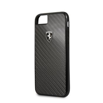 FEHCAHCI8BK Ferrari Heritage Carbon Kryt pro iPhone 8 / SE2020 Black