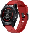 Tactical 669 Silikonový Řemínek pro Garmin Fenix 5X / 6X QuickFit 26mm Red