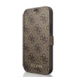 GUFLBKSP12L4GB Guess 4G knížkové pouzdro pro iPhone 12 Pro Max 6.7 Brown