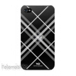 White Diamonds zadní kryt Grid pro iPhone 4, 4S, černá