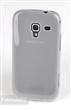 Silikonové pouzdro kryt JEKOD TPU + fólie White pro Samsung i8160