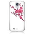 Zadní kryt AYANO KIMURA White with Pink Orchid pro Samsung i9505 Galaxy S4 - MADE WITH SWAROVSKI® ELEMENTS