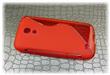 Silikonové pouzdro červené pro Samsung i9195 Galaxy S4 Mini