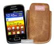 Kožené pouzdro Bugatti Samsung Galaxy Y Duos S6102