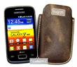 Kožené pouzdro Bugatti Samsung Galaxy Y Duos S6102