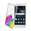 Průhledné silikonové pouzdro Cellularline STYLE pro Huawei P9 Lite, motiv ART