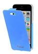 Pouzdro flap MUVIT Fluo pro Apple iPhone 5C, modré